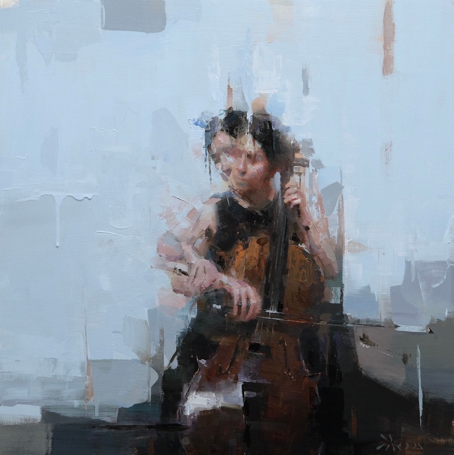 Cello 6 by Jacob Dhein at LePrince Galleries