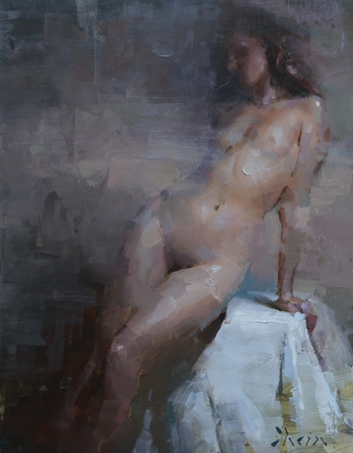 Nude Study Vl by Jacob Dhein at LePrince Galleries