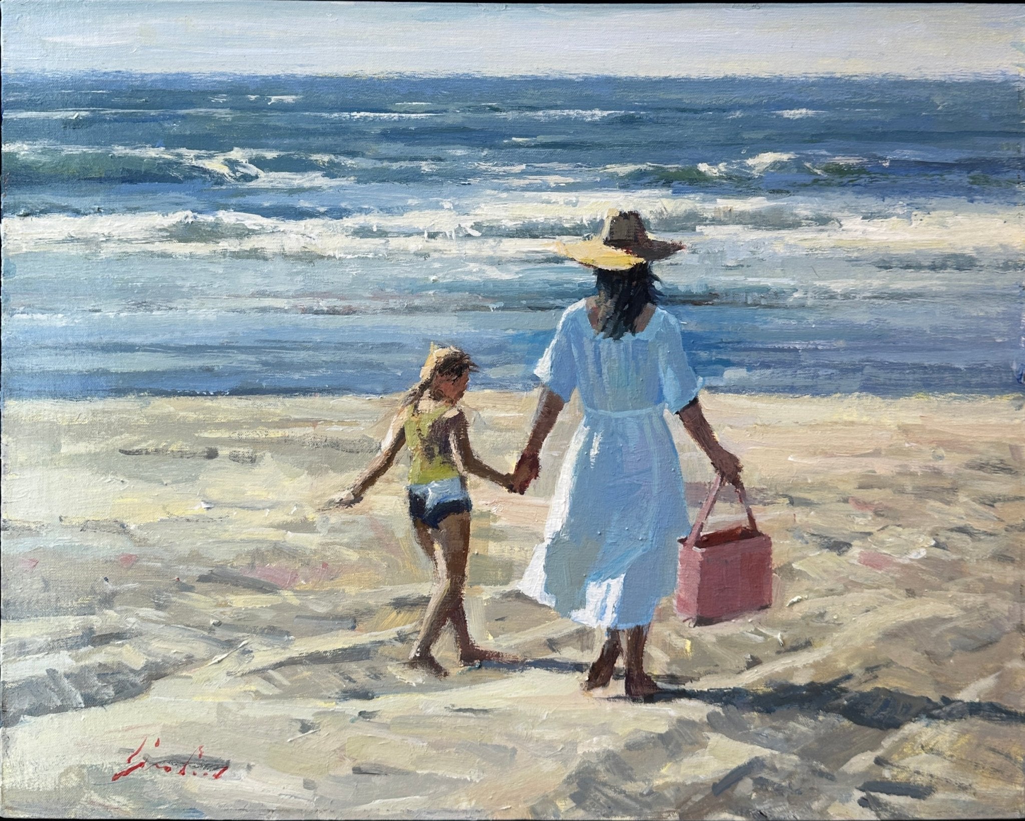 Beach Day by John Poon at LePrince Galleries