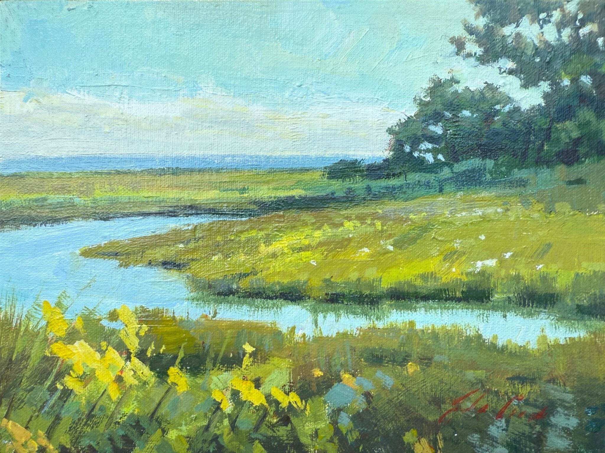 Creekside by John Poon at LePrince Galleries