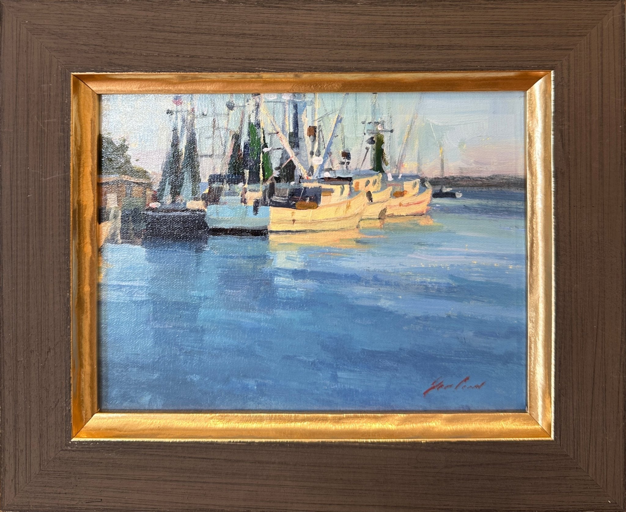 Evening at Shem Creek by John Poon at LePrince Galleries