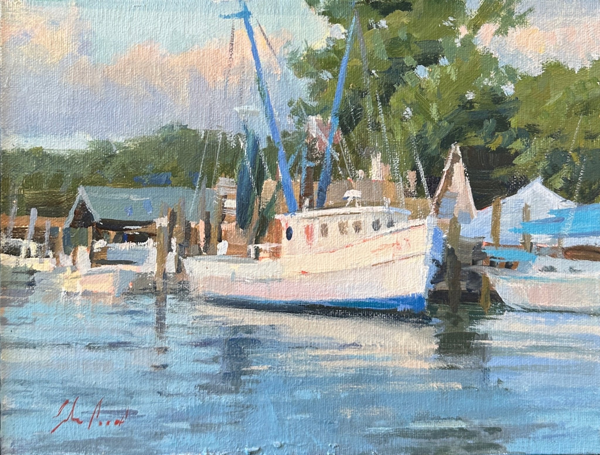 Quiet Cove by John Poon at LePrince Galleries