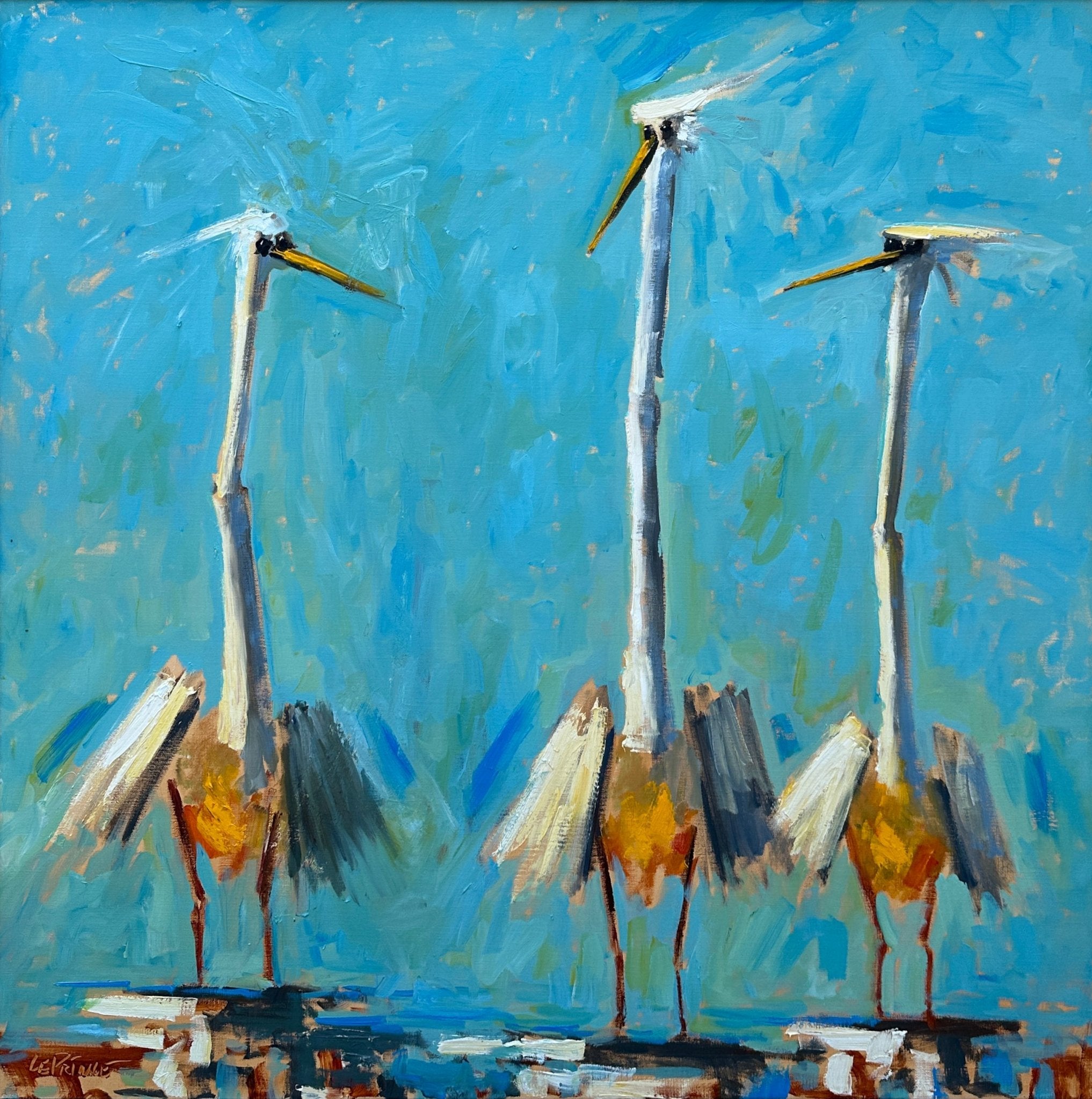 Beach Combers by Kevin LePrince at LePrince Galleries