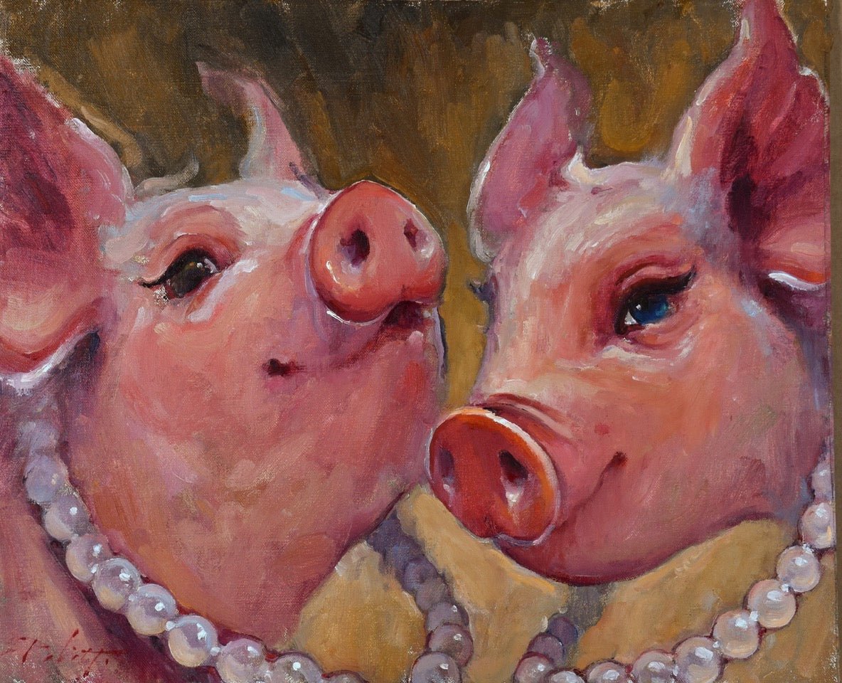 Girls Night by Kyle Paliotto at LePrince Galleries