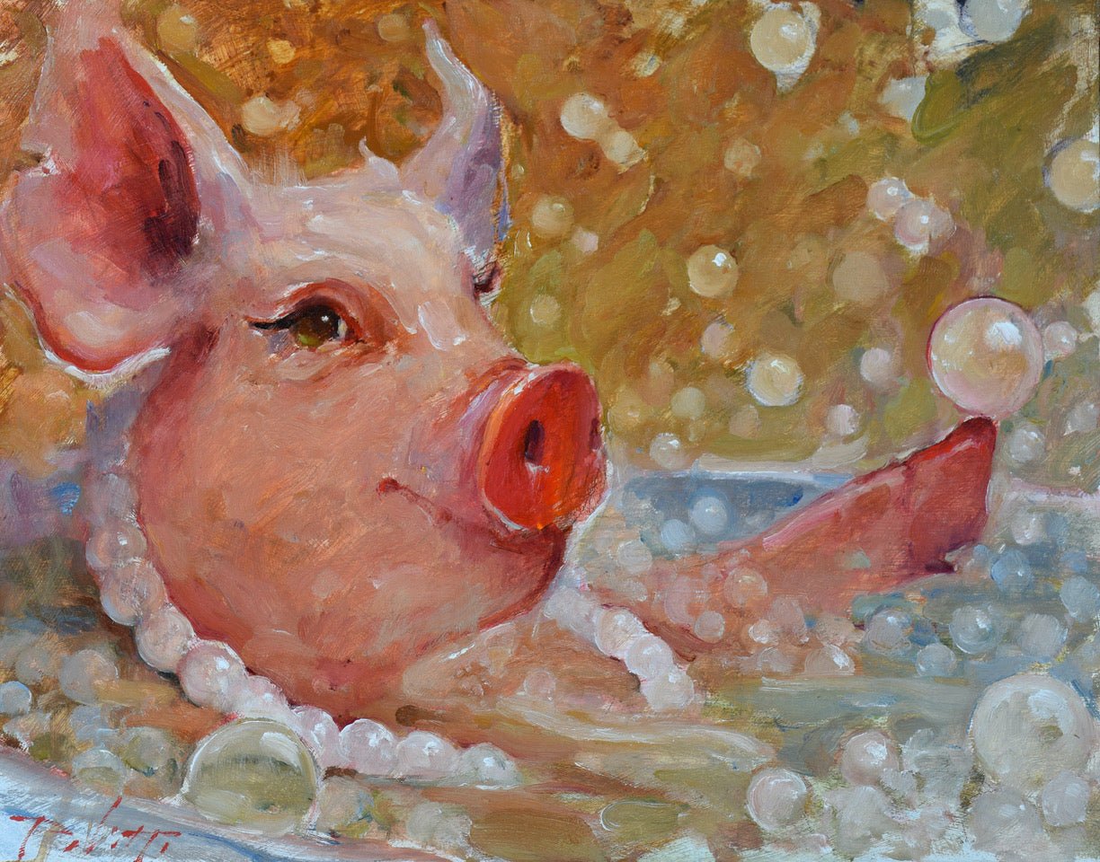 Sultry Swine by Kyle Paliotto at LePrince Galleries