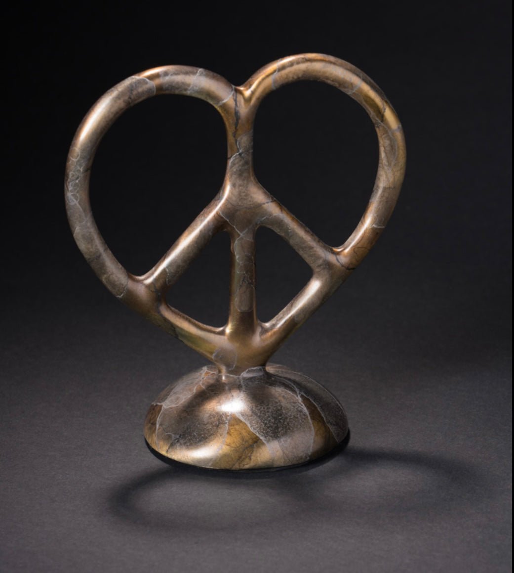 Peace Heart by Leo Osborne at LePrince Galleries
