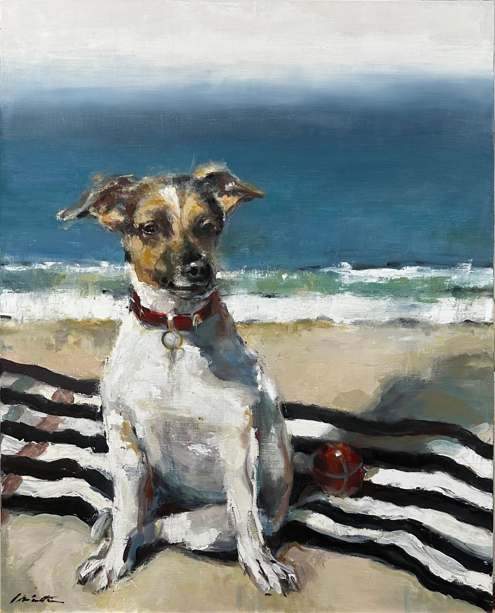 Binki Goes to the Beach by Lorraine Christie at LePrince Galleries