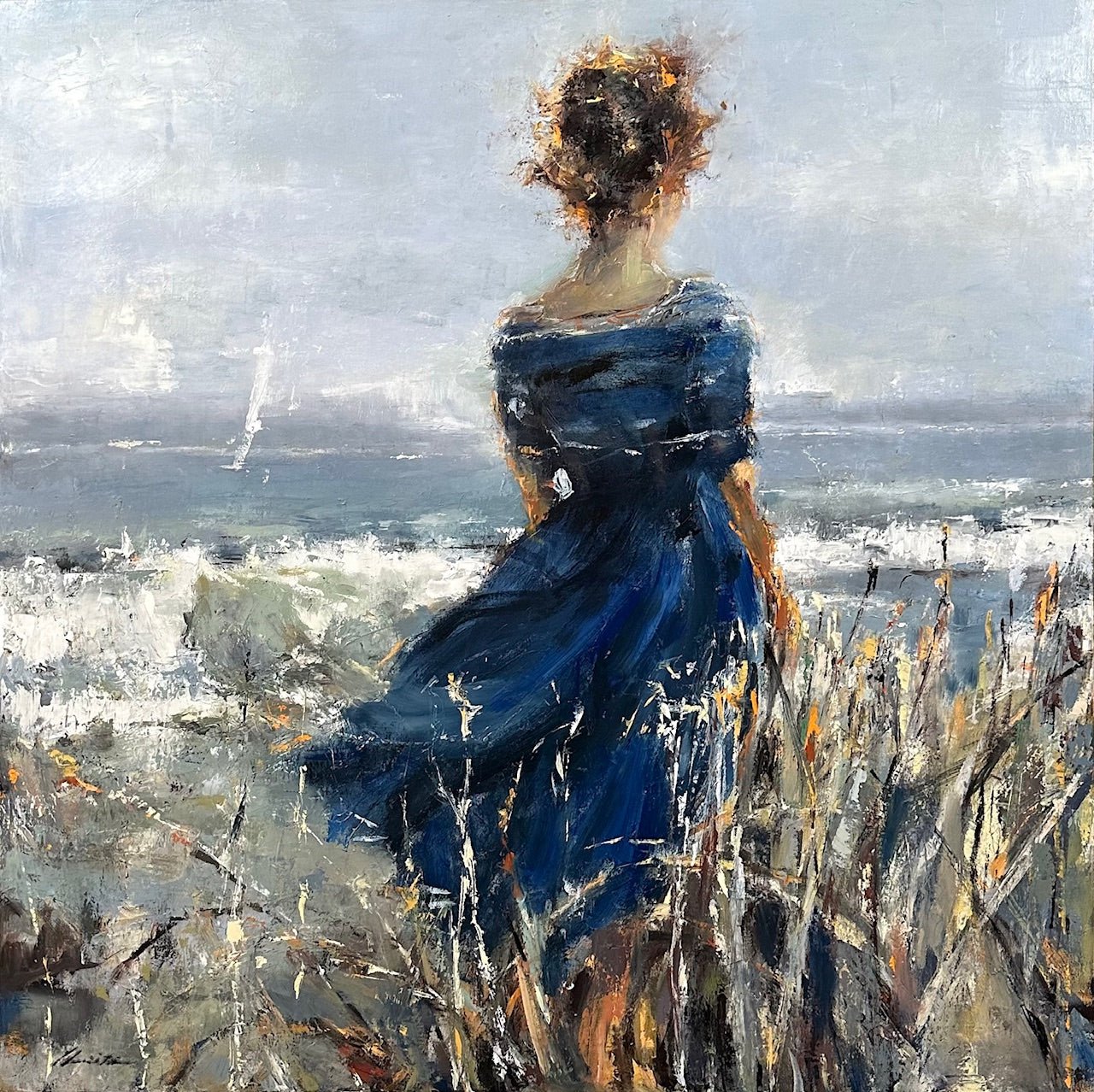 silk dress painting Silk