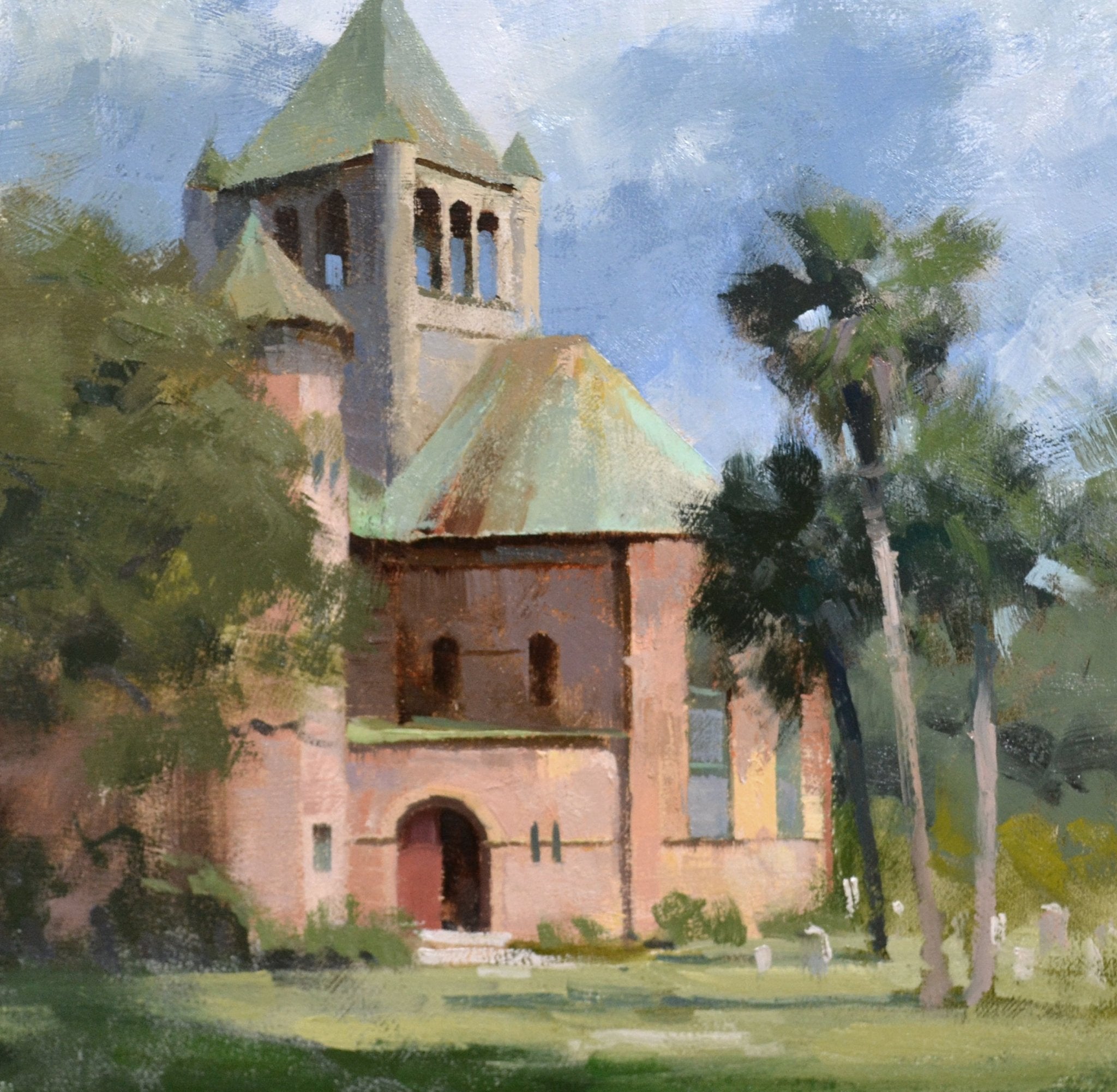 Circular Church by Marc Anderson at LePrince Galleries