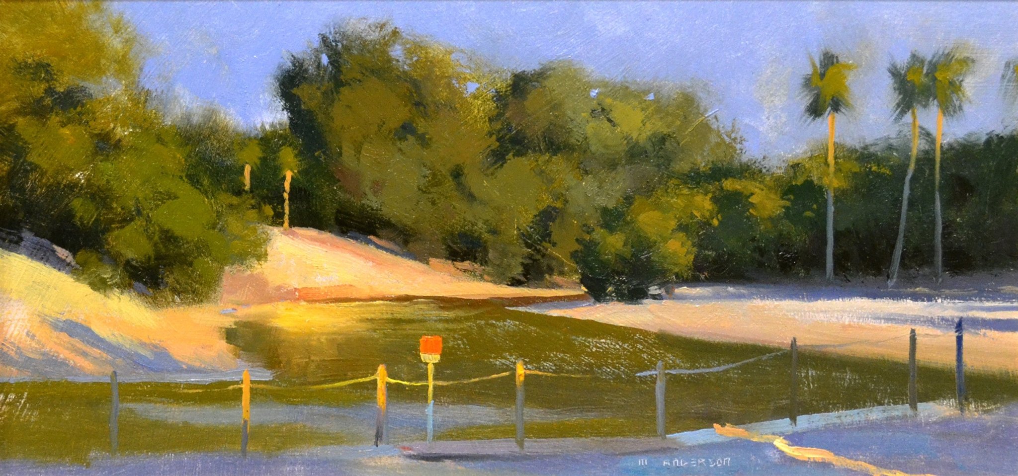 Last Light Lagoon by Marc Anderson at LePrince Galleries