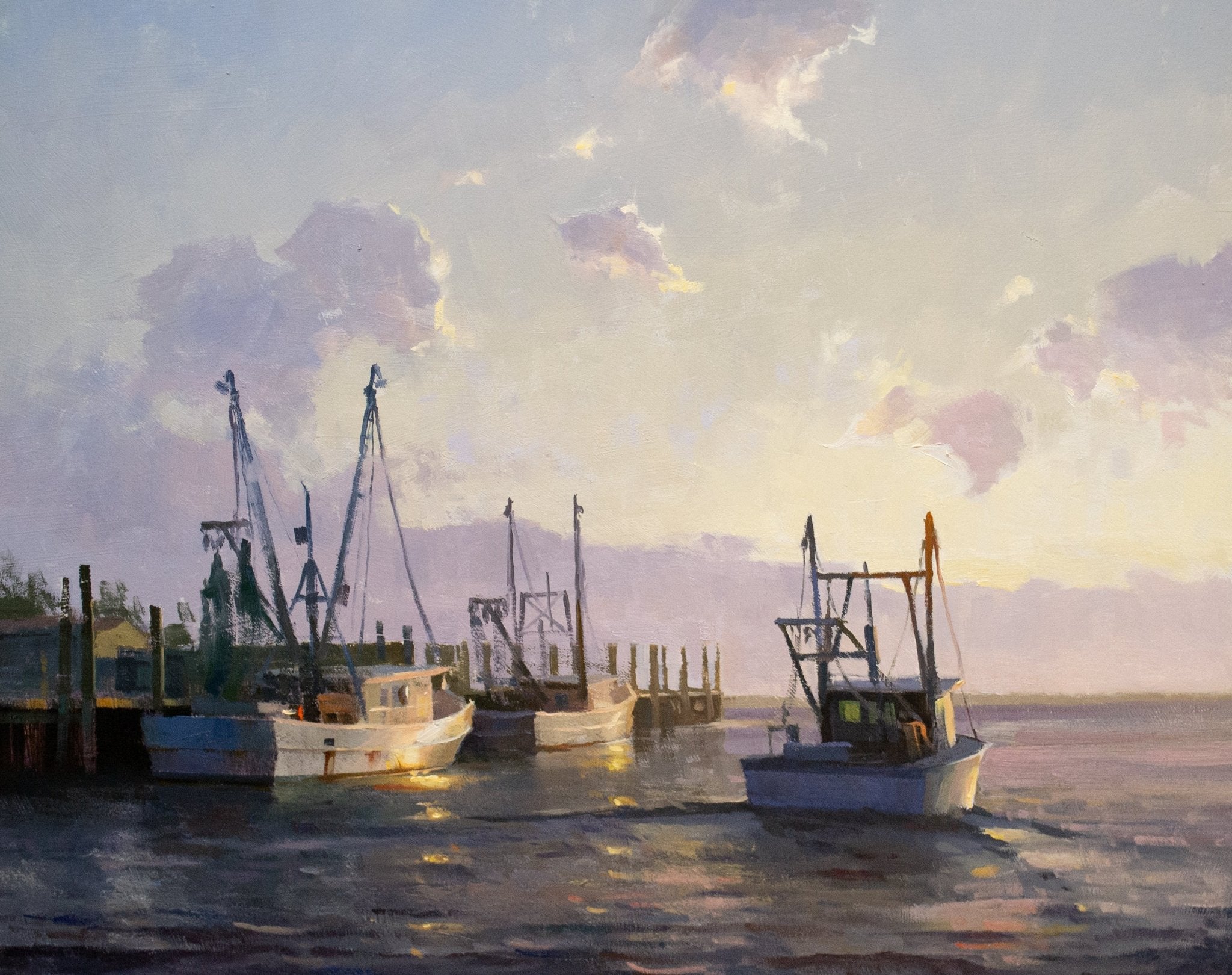 Shem Creek Shimmer by Marc Anderson at LePrince Galleries