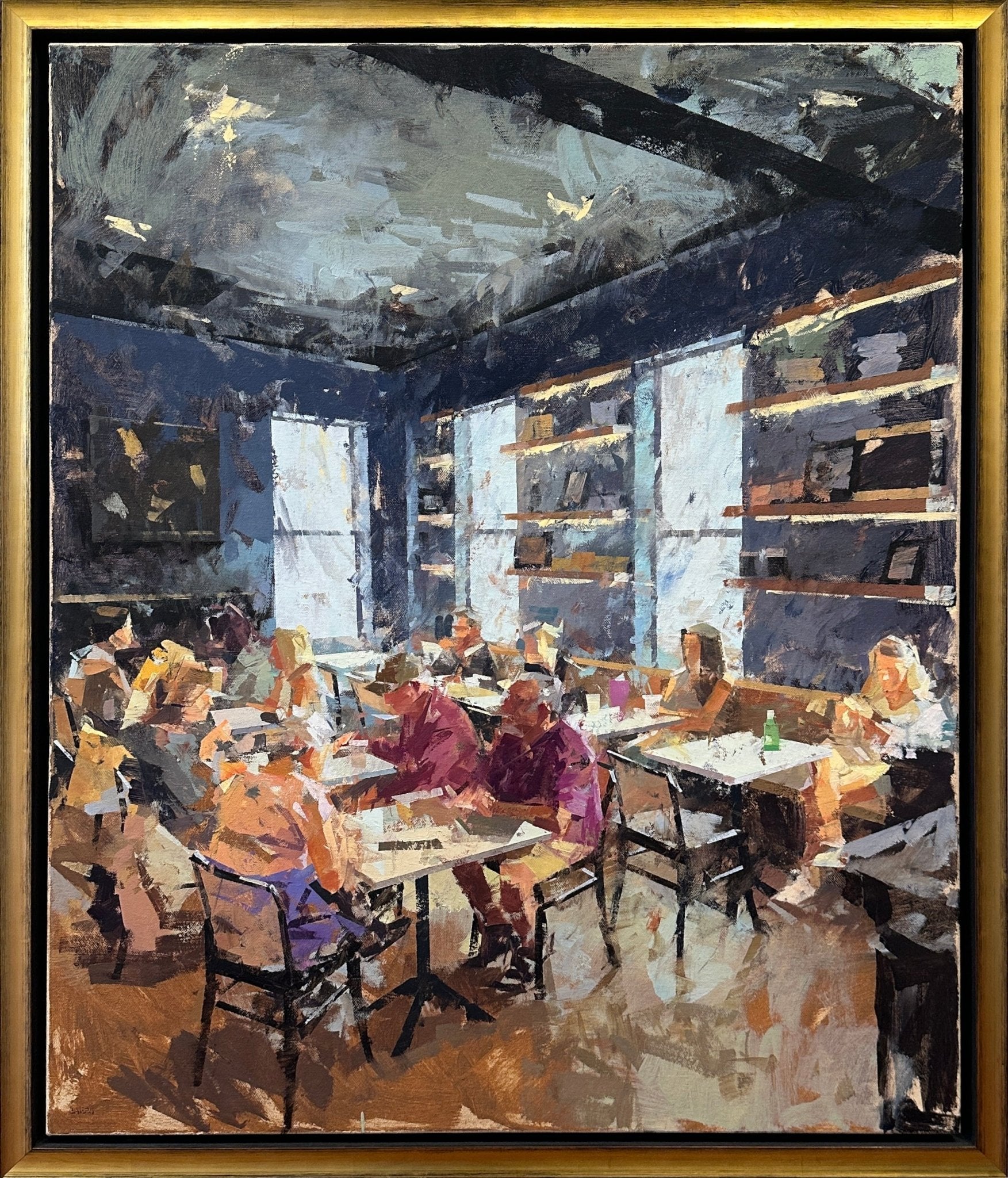 Cafe Color by Mark Bailey at LePrince Galleries