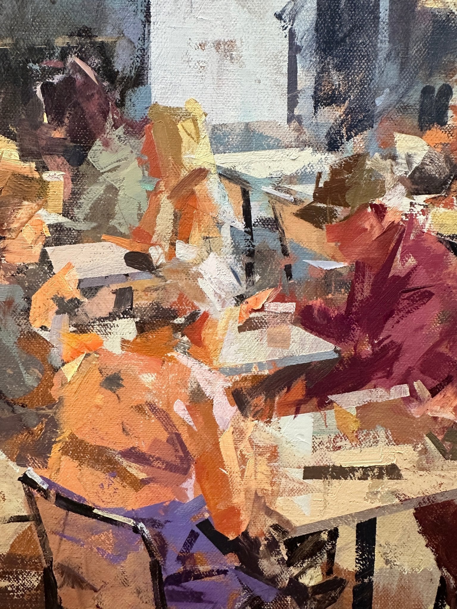 Cafe Color by Mark Bailey at LePrince Galleries