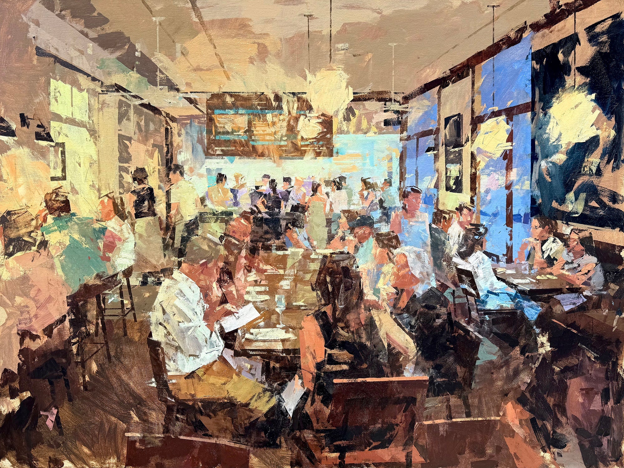 Chubby Fish Nocturne by Mark Bailey at LePrince Galleries