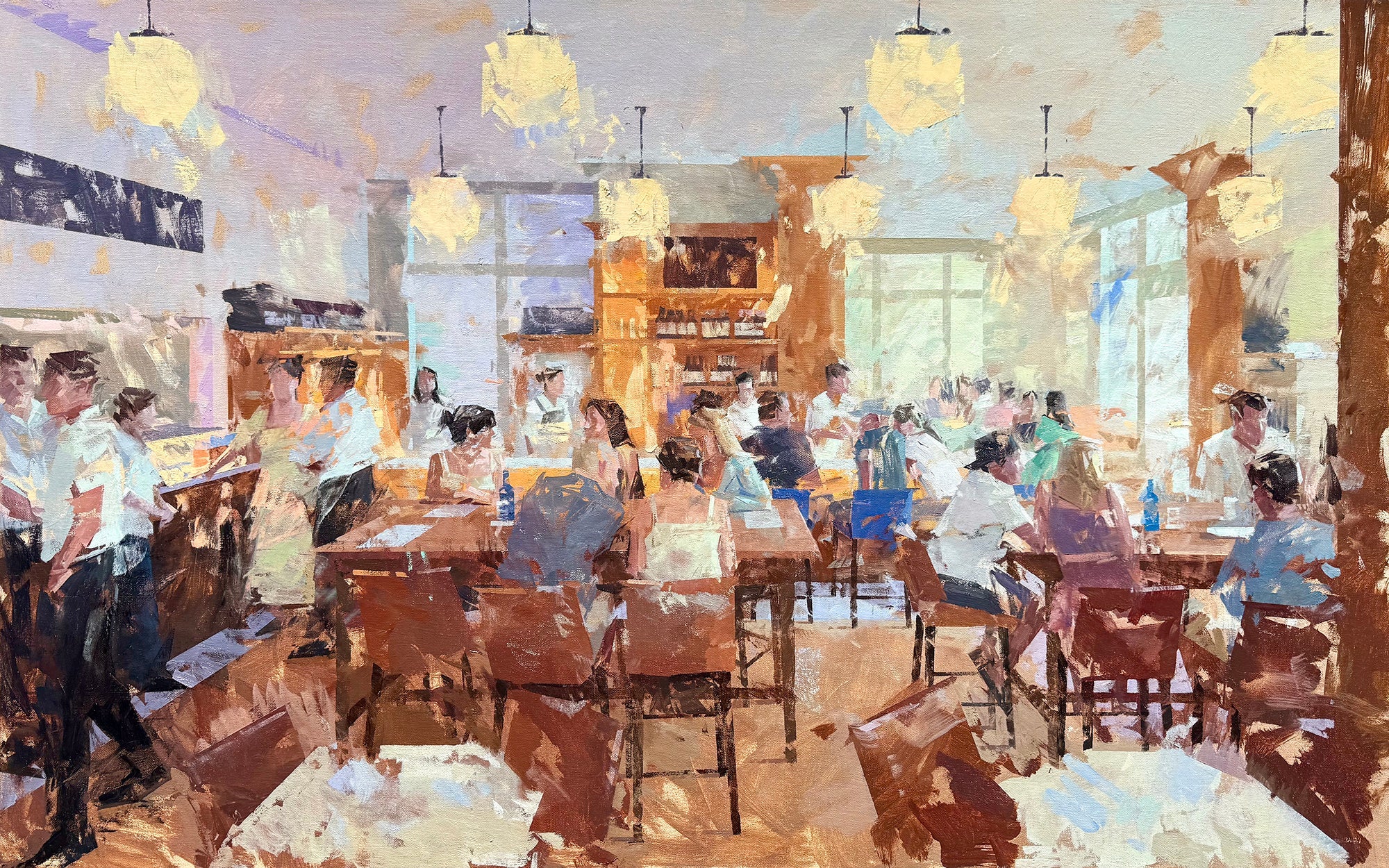 Cocktails at Felix by Mark Bailey at LePrince Galleries