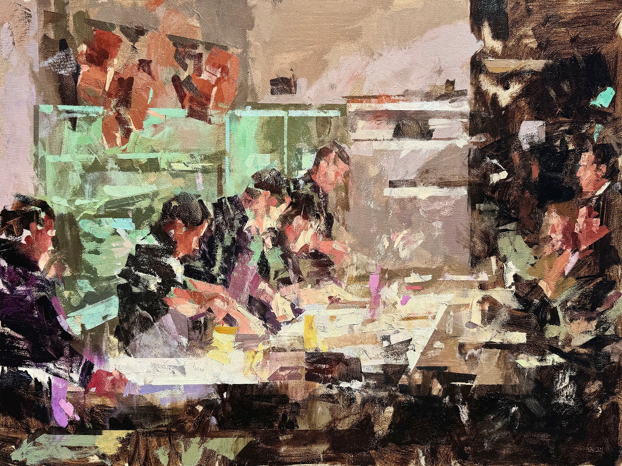 Front Row by Mark Bailey at LePrince Galleries