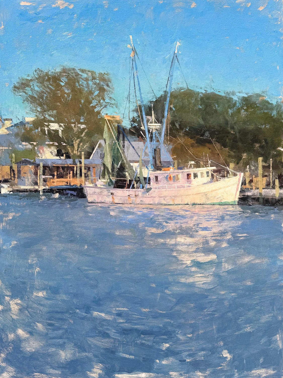 Last Light Shem Creek by Mark Bailey at LePrince Galleries