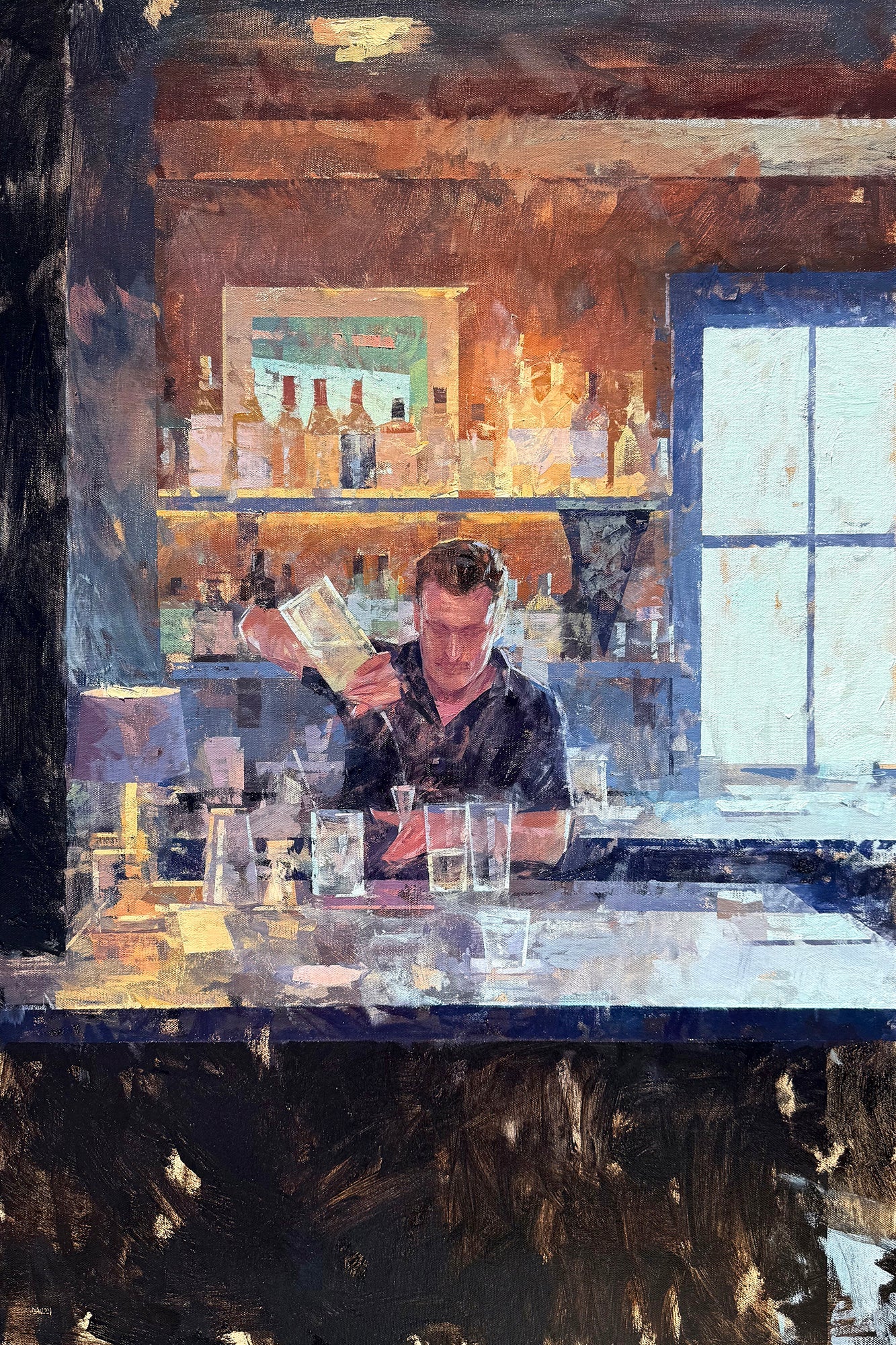 Next Door by Mark Bailey at LePrince Galleries