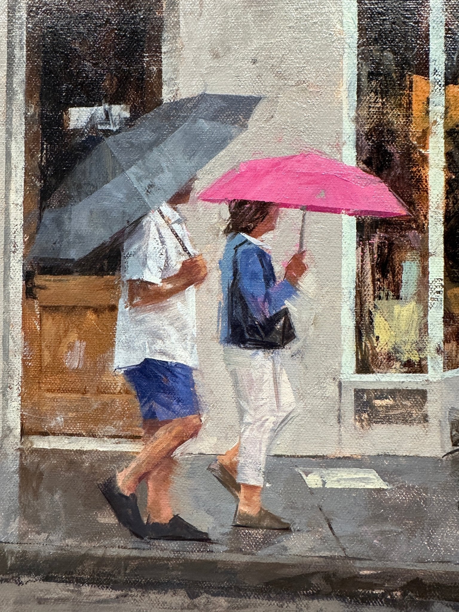 Rainy Day on King by Mark Bailey at LePrince Galleries