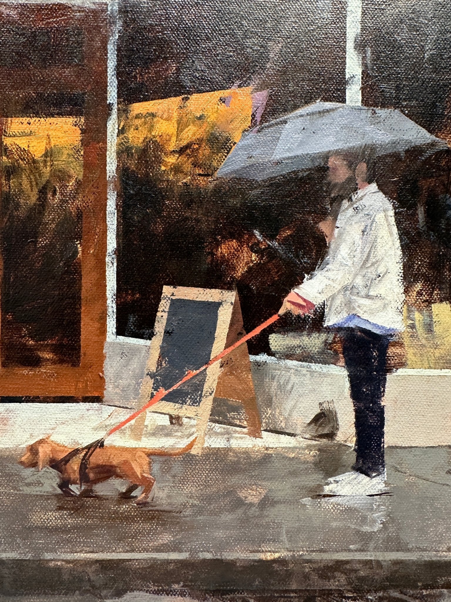 Rainy Day on King by Mark Bailey at LePrince Galleries