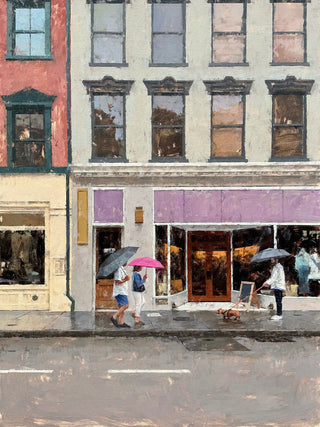 Rainy Day on King by Mark Bailey at LePrince Galleries