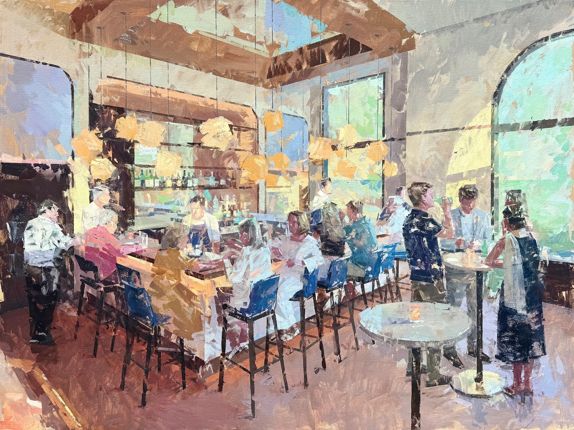 Sunset at Costa by Mark Bailey at LePrince Galleries