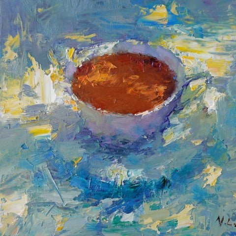 Afternoon Tea by Ning Lee at LePrince Galleries