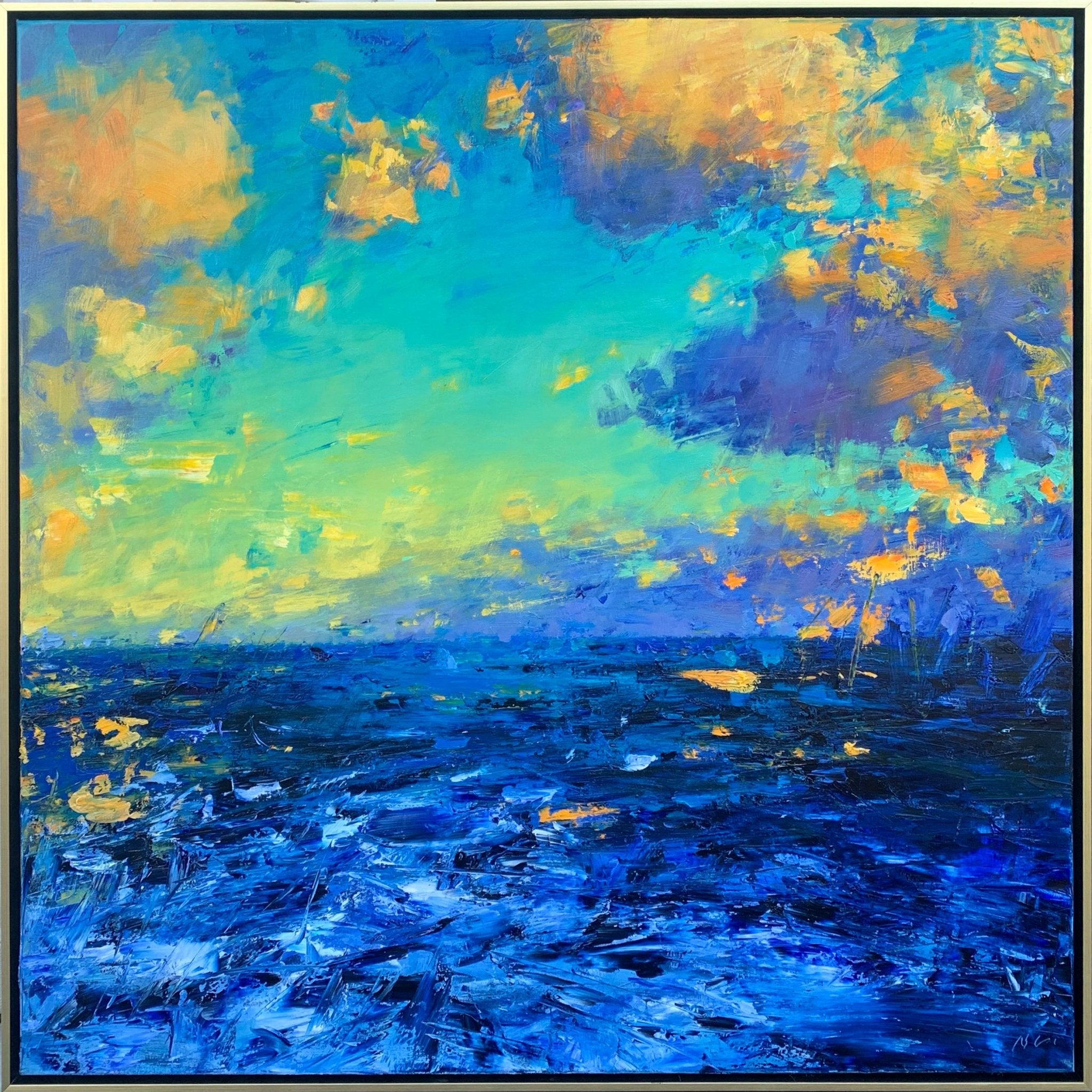 Deep Blue by Ning Lee at LePrince Galleries