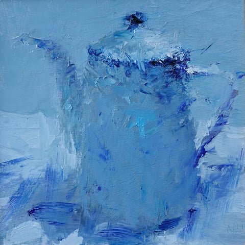 Enamel Coffee Pot by Ning Lee at LePrince Galleries