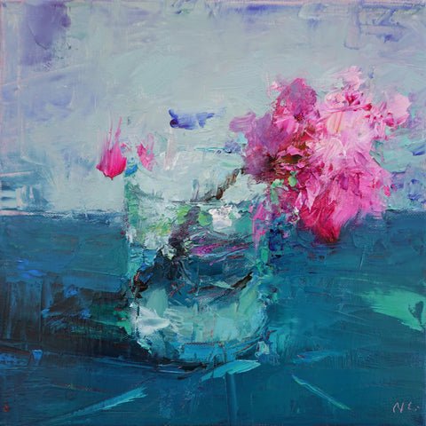 Glass of Spring by Ning Lee at LePrince Galleries