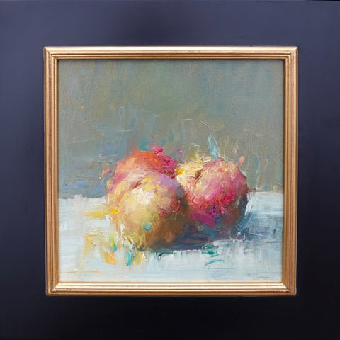 Peaches on White by Ning Lee at LePrince Galleries