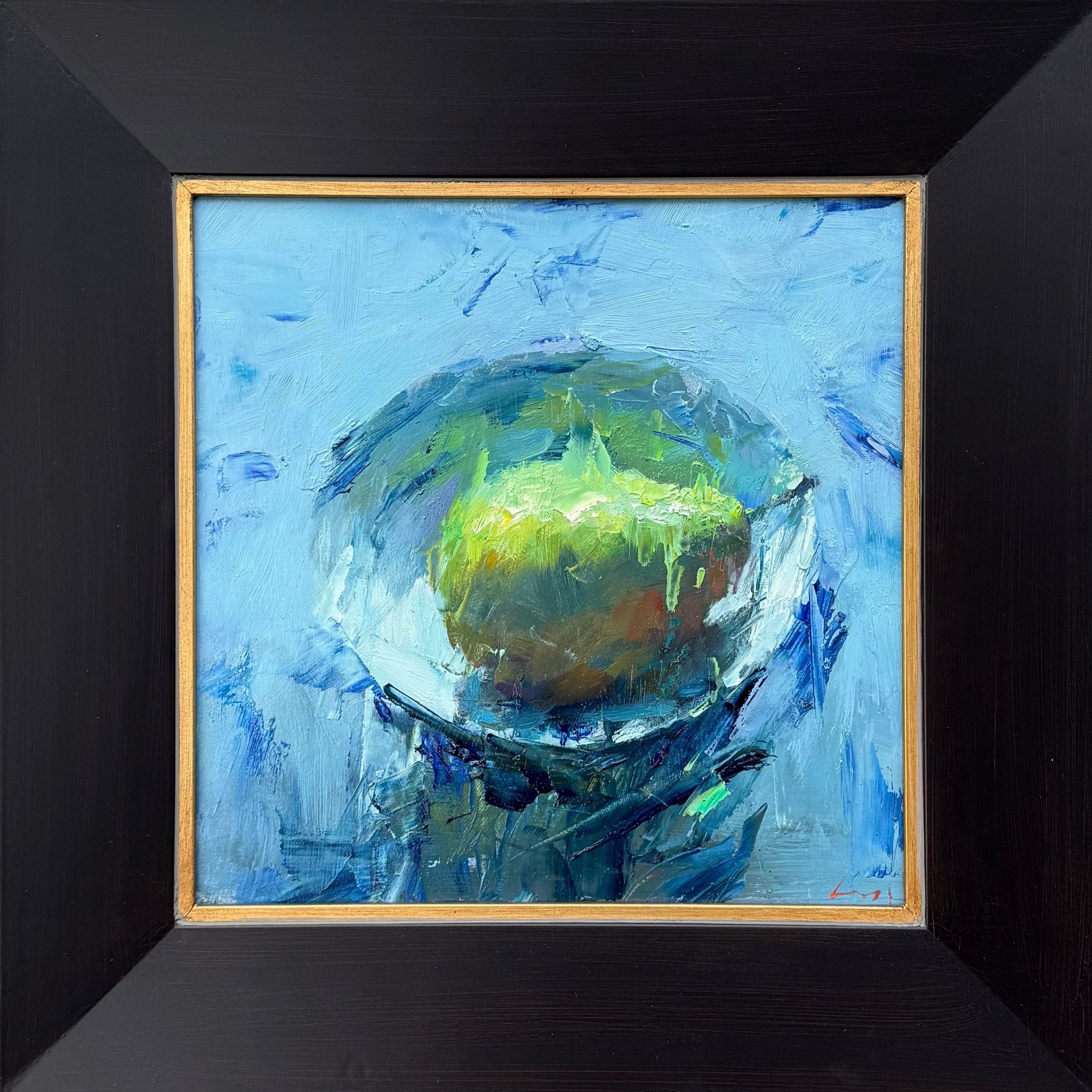 Pear in Bowl by Ning Lee at LePrince Galleries