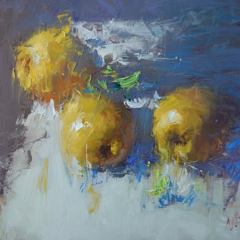 Pear Trio by Ning Lee at LePrince Galleries