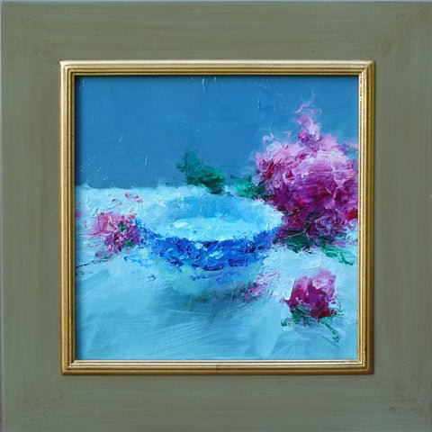 Roses with Bowl by Ning Lee at LePrince Galleries