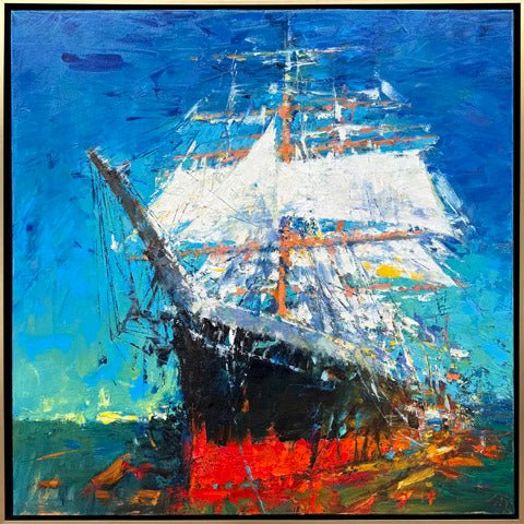 Star of India Under Fair Sky by Ning Lee at LePrince Galleries