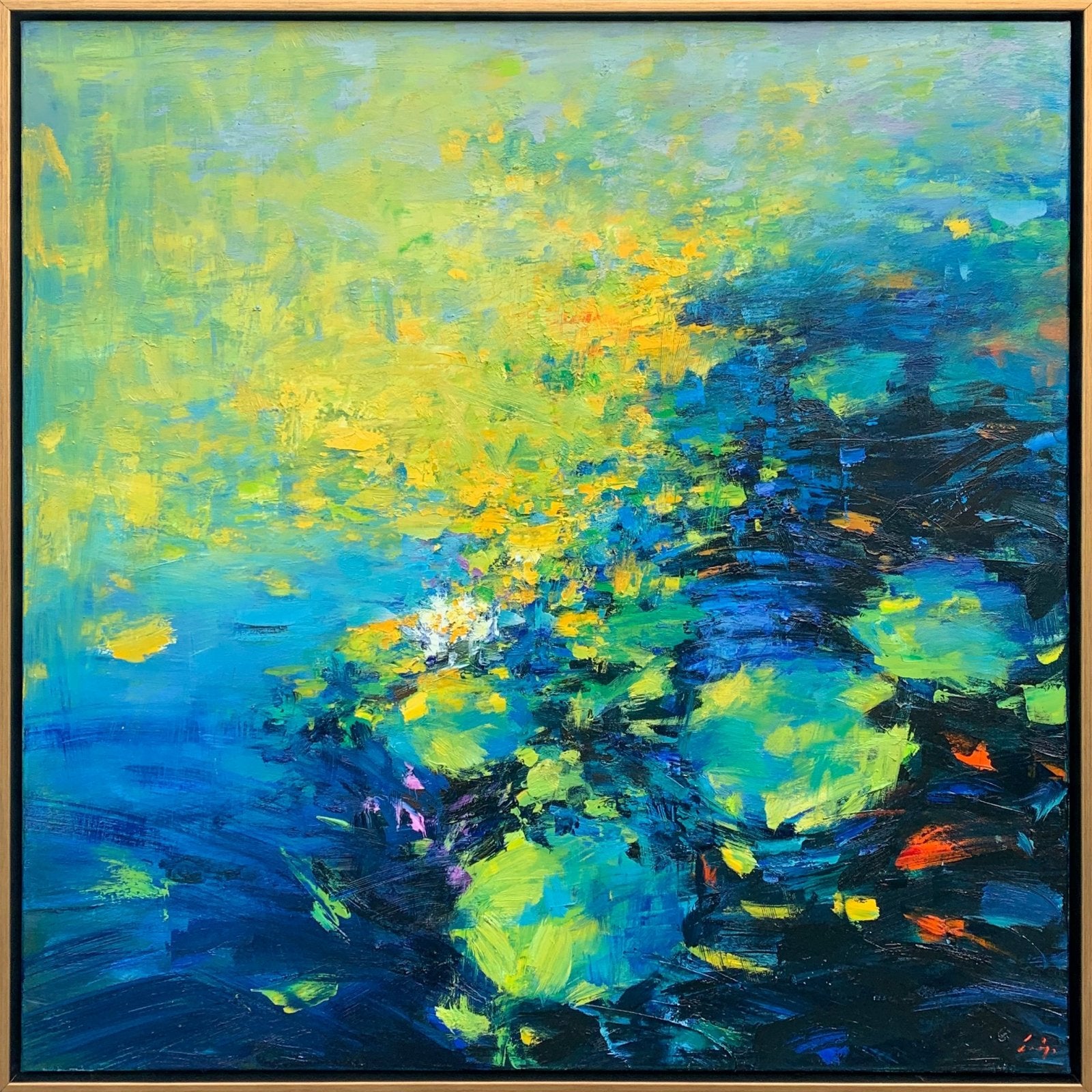 Summer Pond by Ning Lee at LePrince Galleries