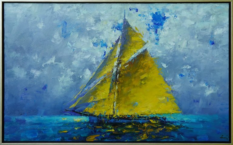 Sunlit Sails by Ning Lee at LePrince Galleries