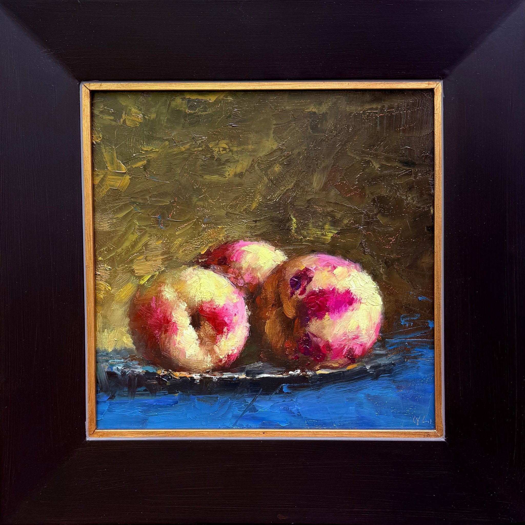 Three Peaches by Ning Lee at LePrince Galleries