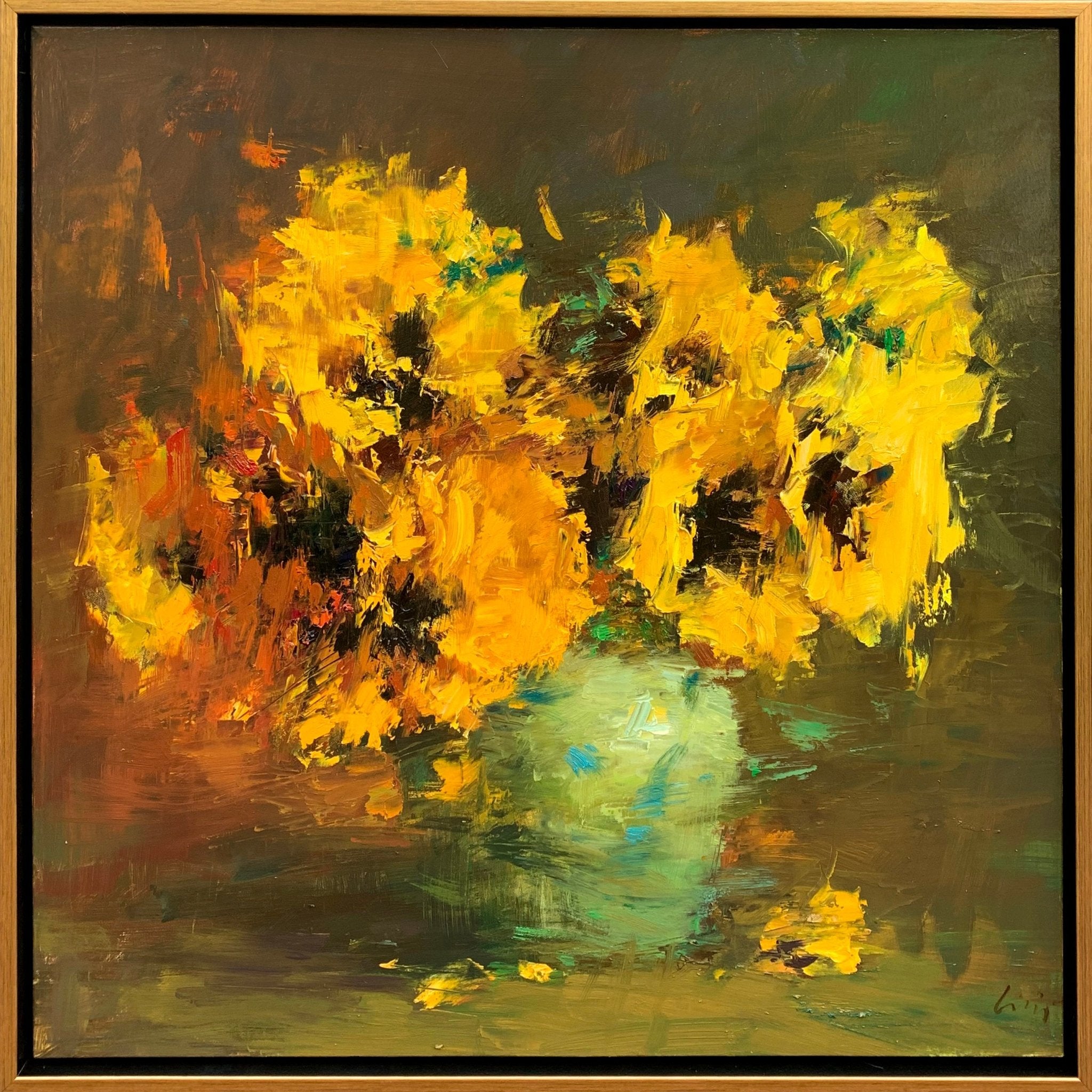 Wild Pansies by Ning Lee at LePrince Galleries