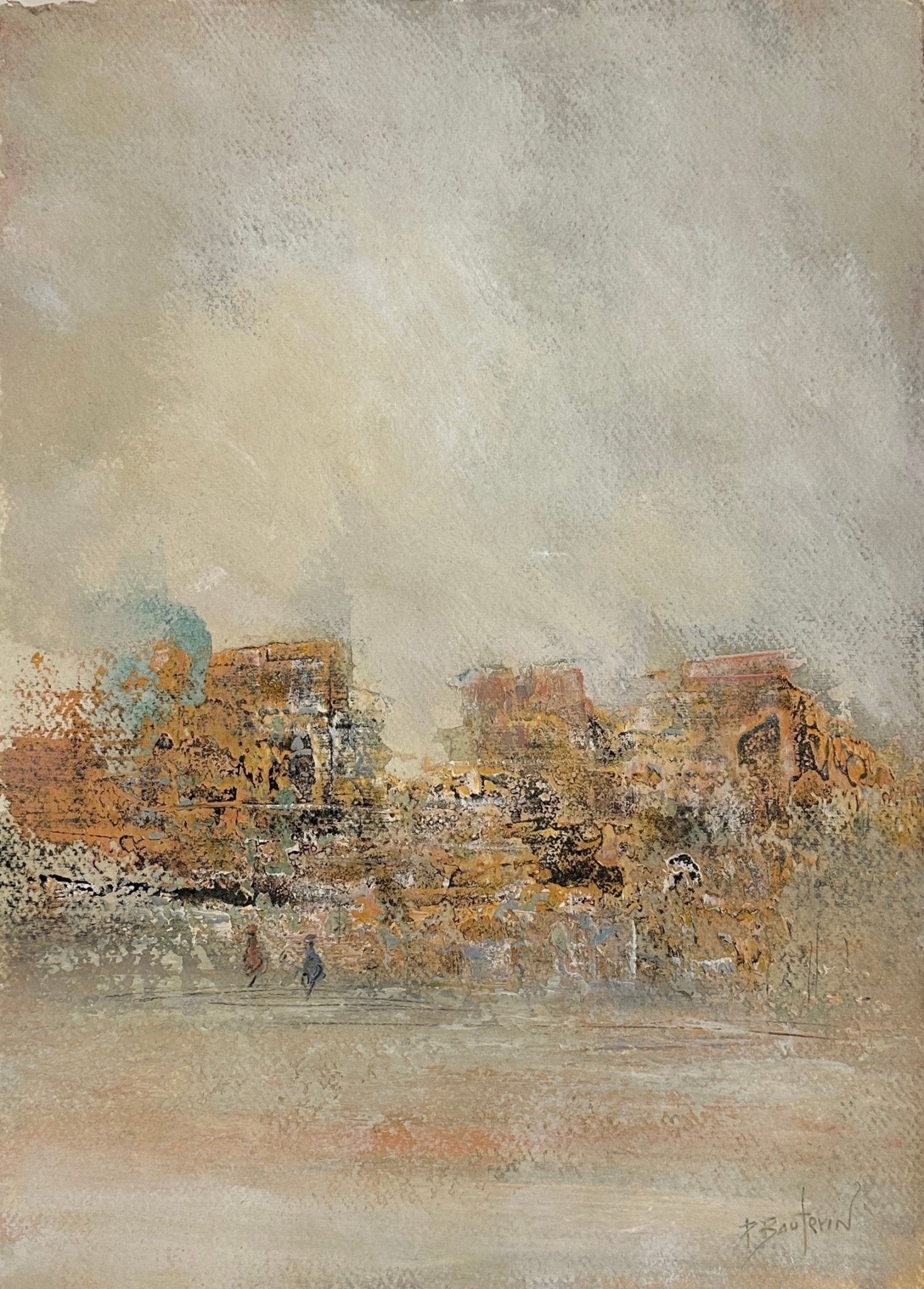 Village by Pascal Bouterin at LePrince Galleries