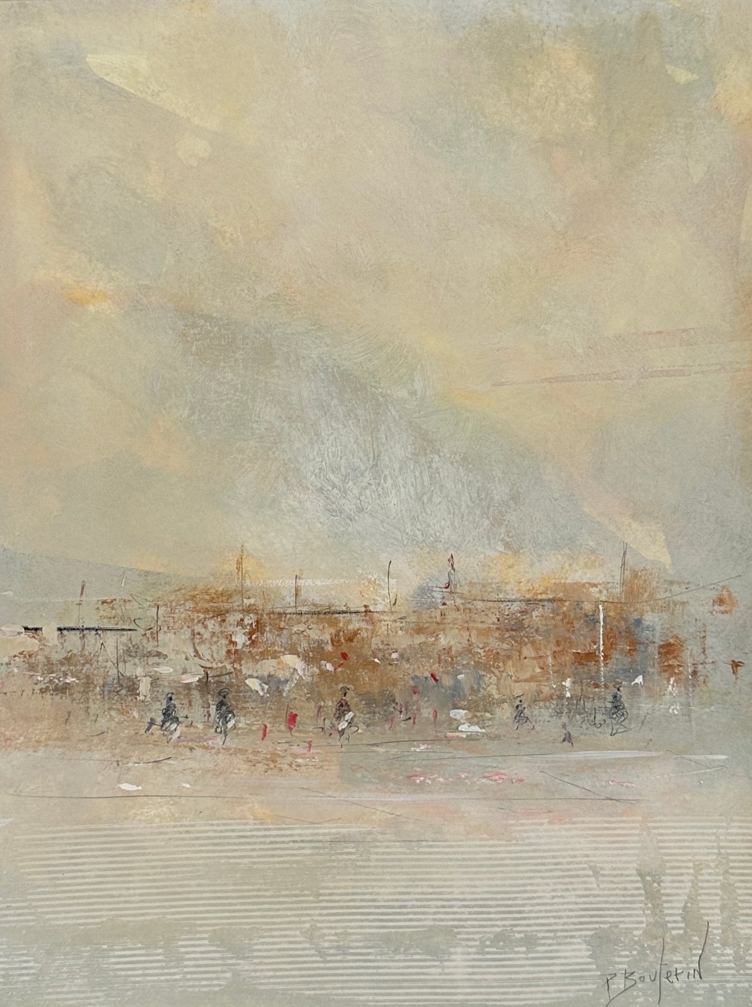 Village by Pascal Bouterin at LePrince Galleries