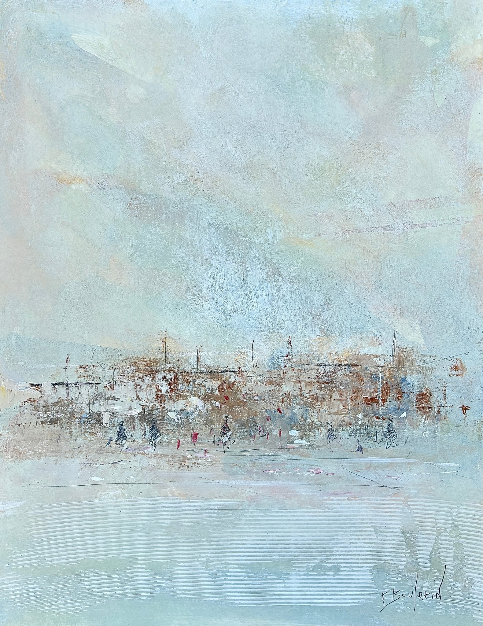 Village by Pascal Bouterin at LePrince Galleries