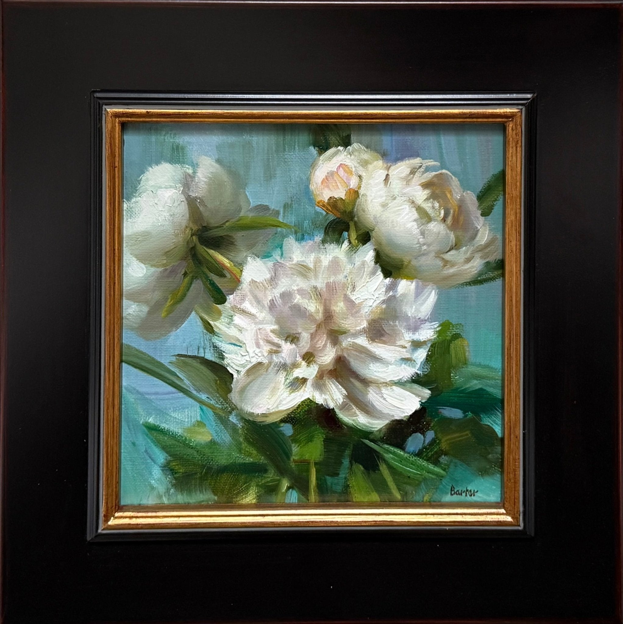 Pale Peonies by Stacy Barter at LePrince Galleries