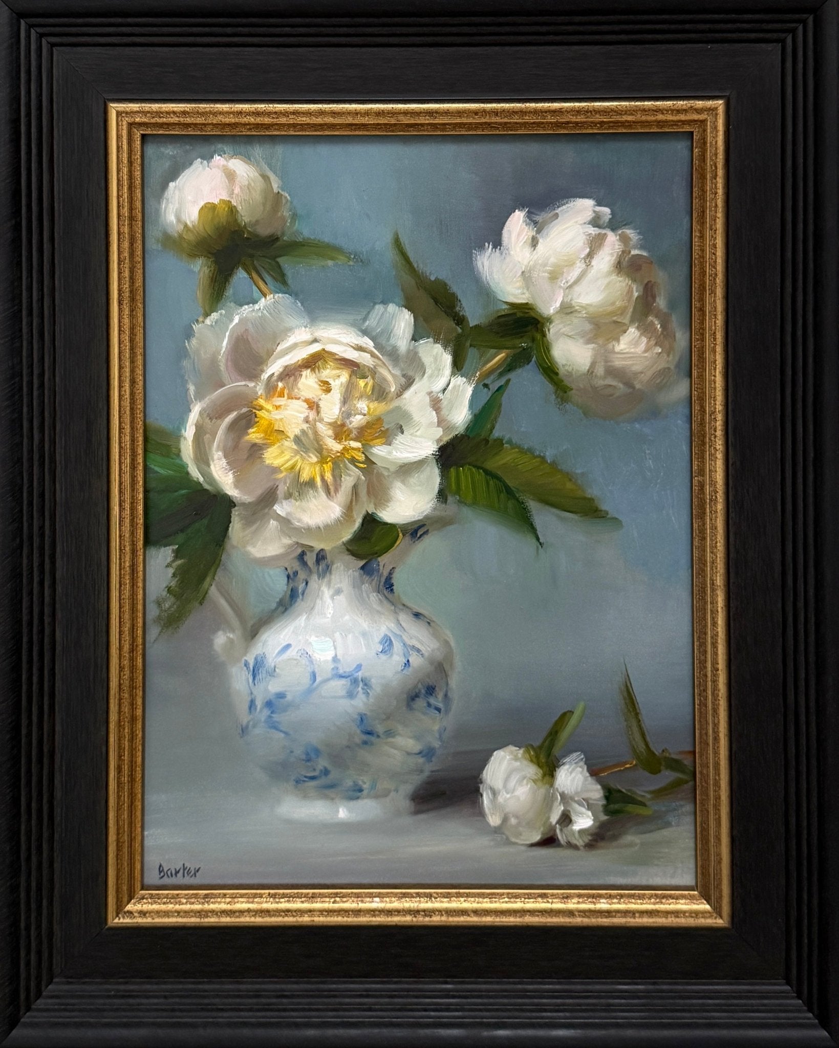 Peonies Unfolding by Stacy Barter at LePrince Galleries