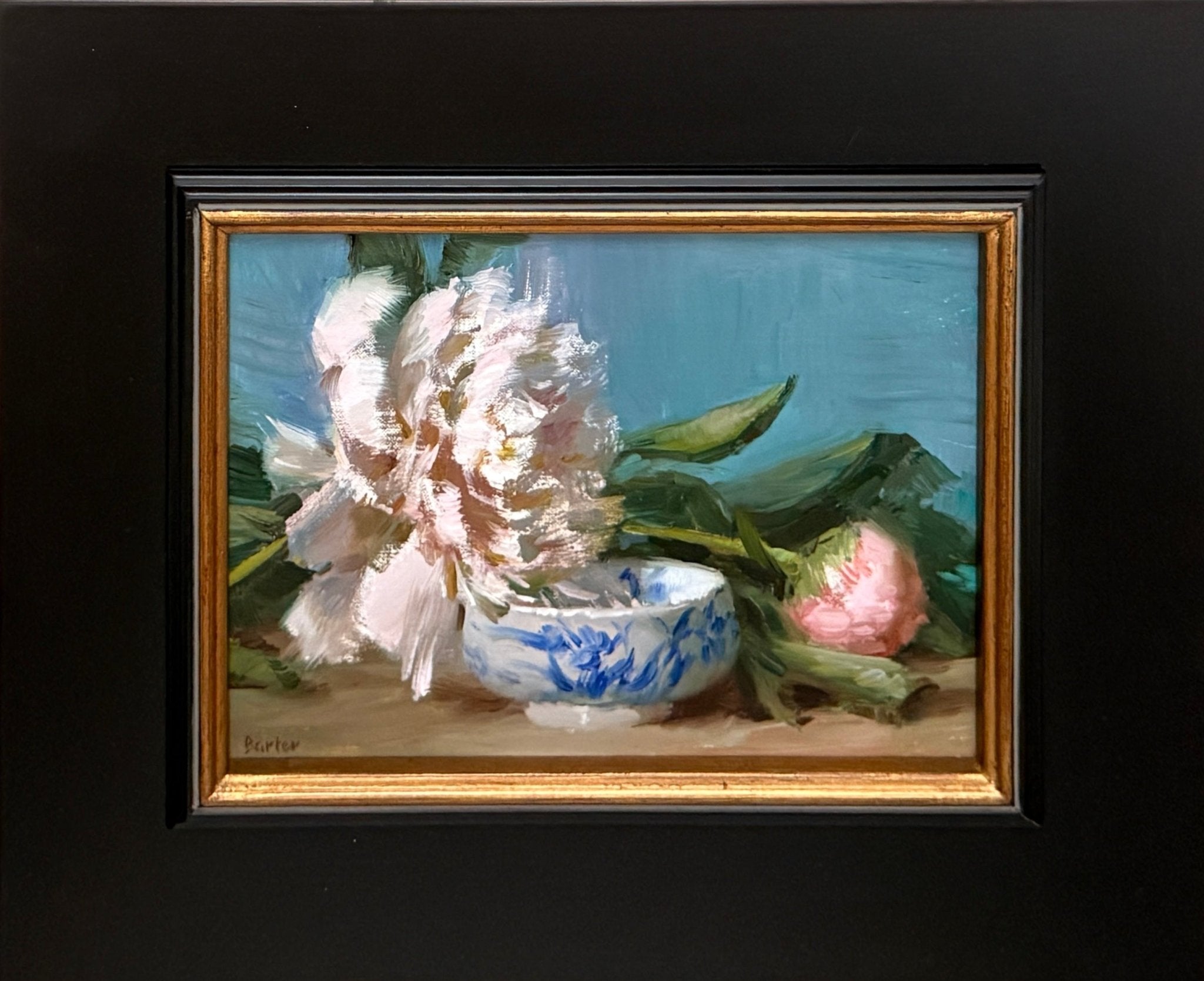 Peony Leaning on the Edge by Stacy Barter at LePrince Galleries