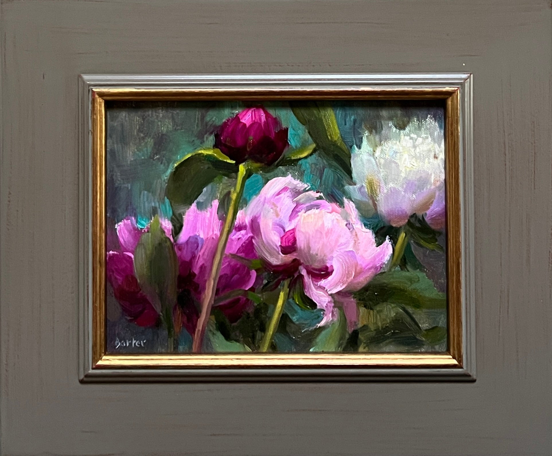 Peony Paradise by Stacy Barter at LePrince Galleries