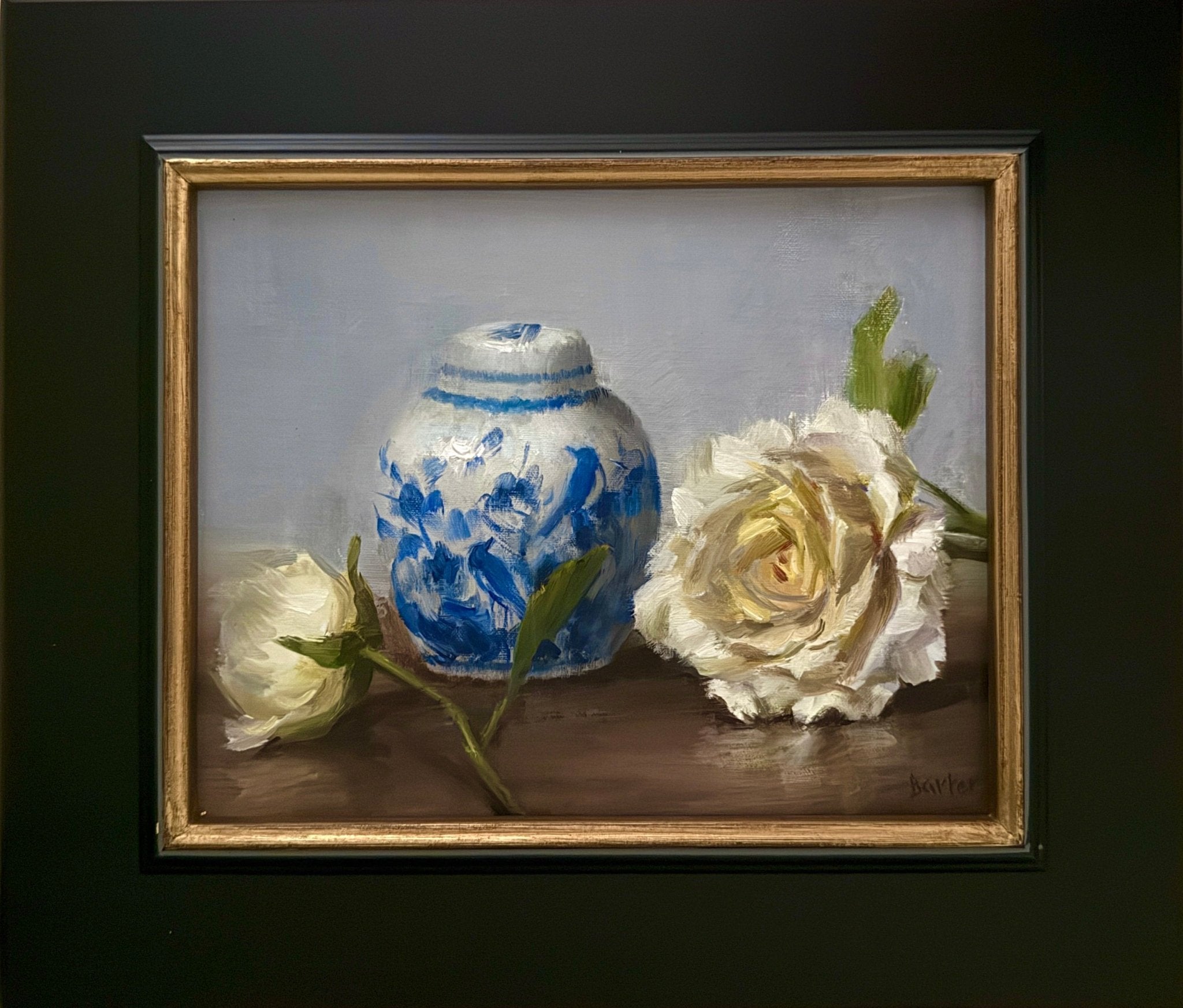 Porcelain with Birds and Flowers by Stacy Barter at LePrince Galleries