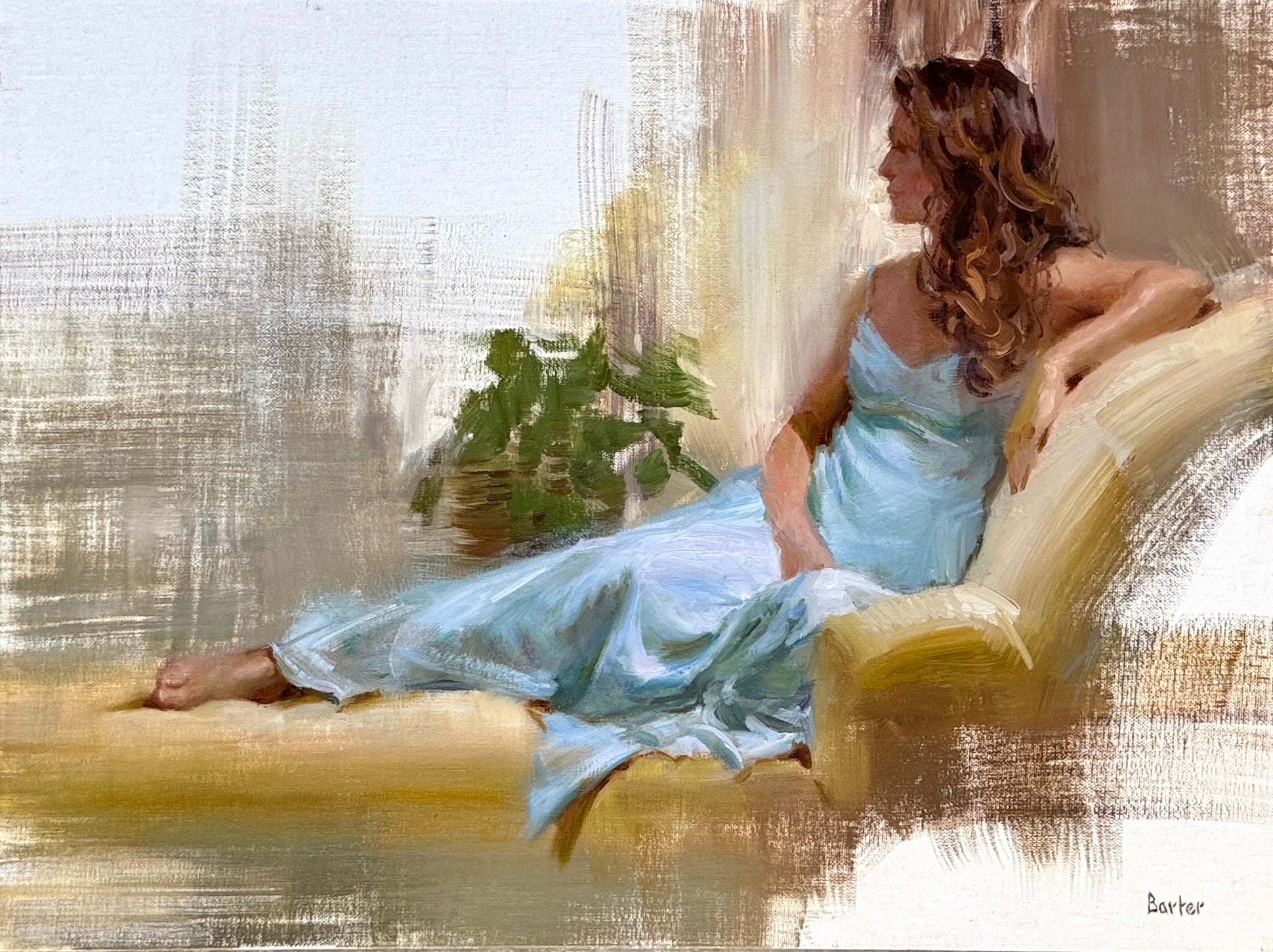 Quiet Thoughts by Stacy Barter at LePrince Galleries