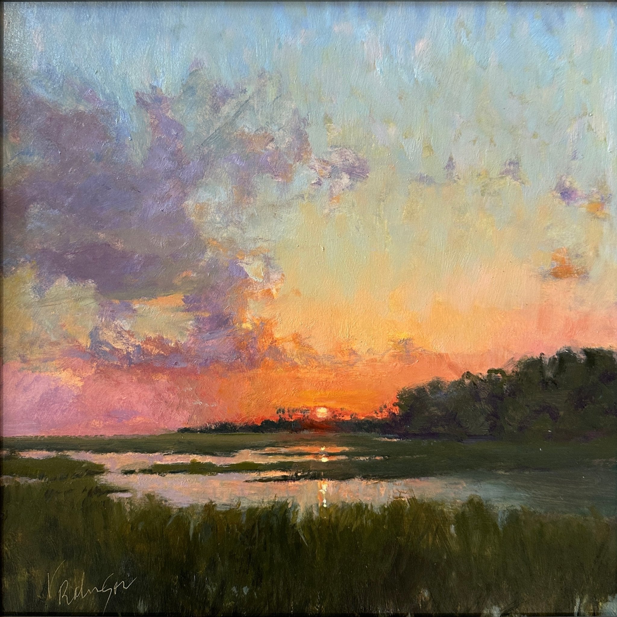 Sunset Magic by VIcki Robinson at LePrince Galleries