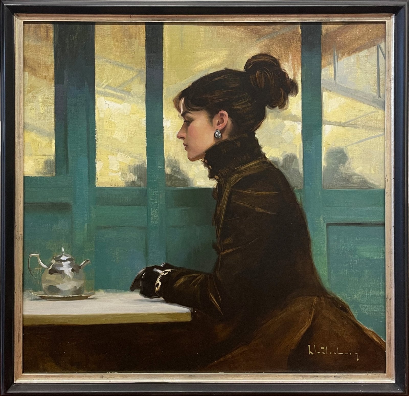 A Cafe in Town by Aaron Westerberg at LePrince Galleries